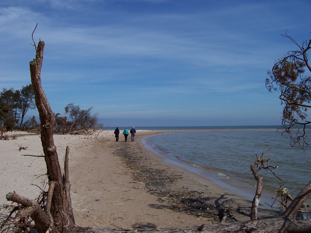 Latvia - walking on the tip of the peninsula by stabins