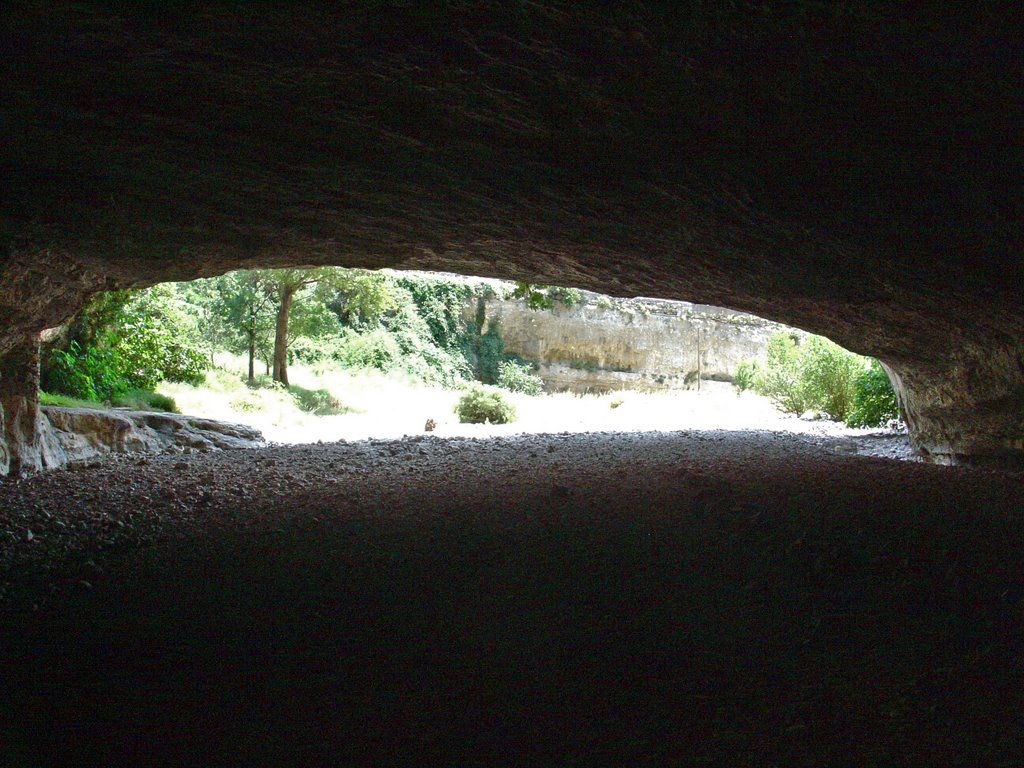 Frankreich_Languedoc-Roussillon_Minerve_Pont naturel 1, Blick Richtung Ost bzw. Stadt by Elmokula