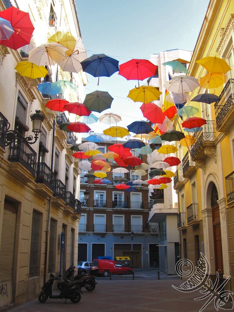 Umbrellas in Alicante by ursonroute66