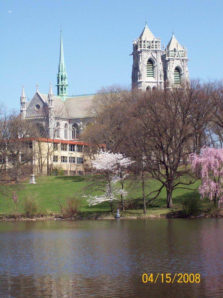 Barringer High School and The Cathedral Of Sacred Heart,Branch Brook Park by afben