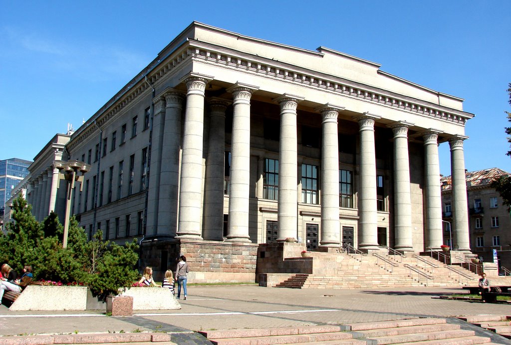 Martynas Mažvydas National Library of Lithuania by Rimgaudas Bernotas