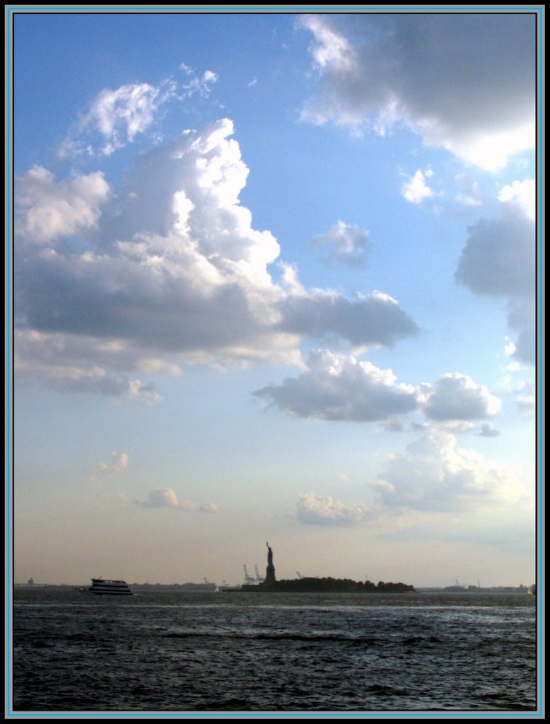 Liberty Island by Art Perez