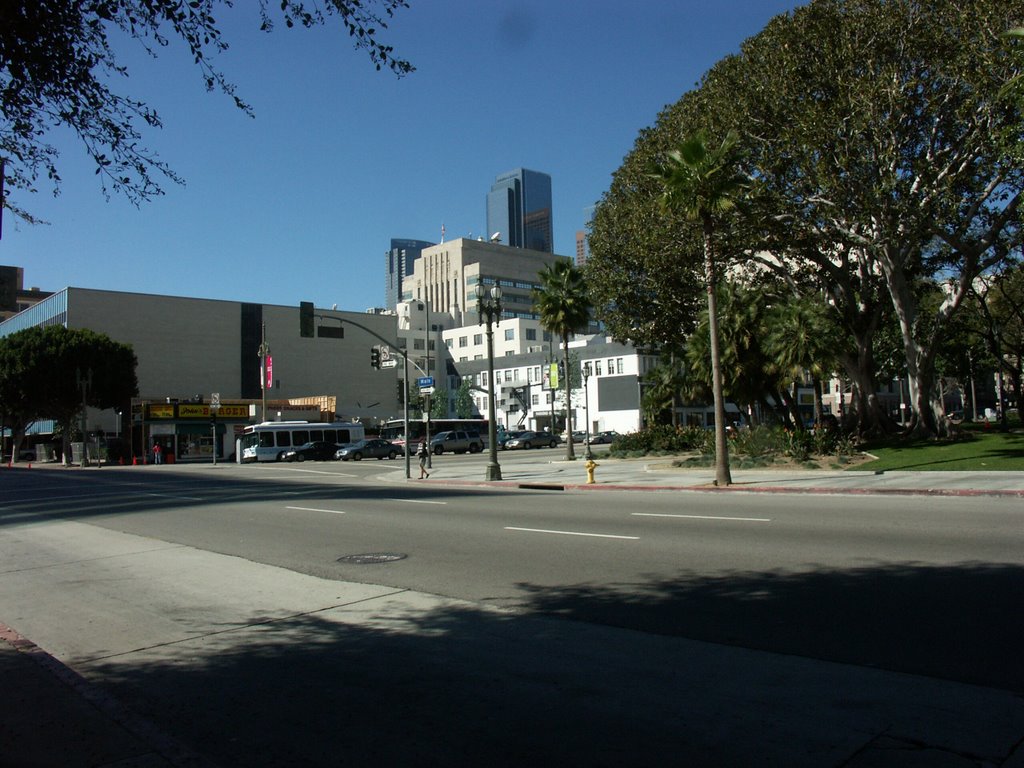 Abords du L.A. City Hall (2) by Marc BOVET-MORINON