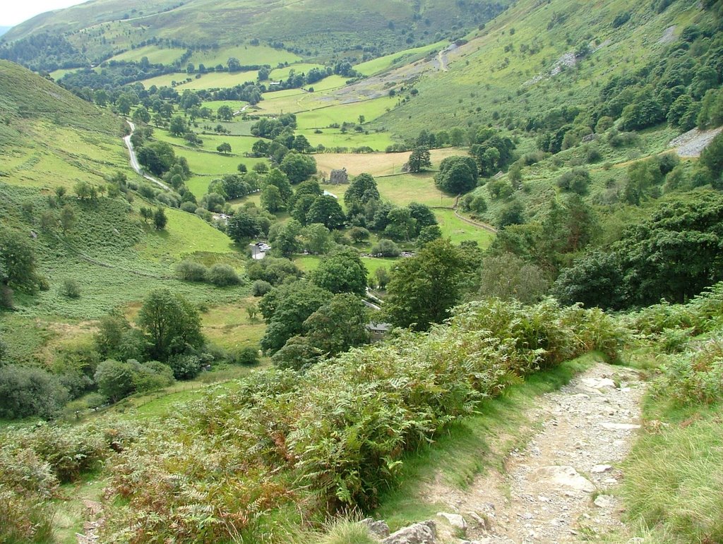 Above Pistyll Rhaeadr - Waterfall by SBower