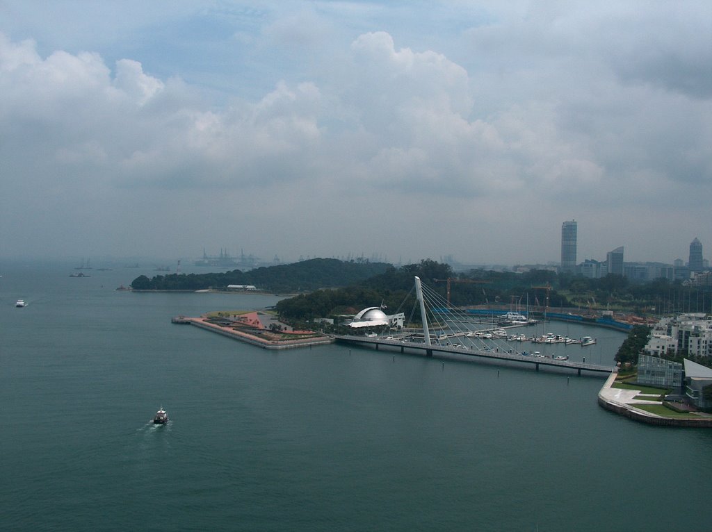 Singapore from the cable car to noth by Erderwärmer