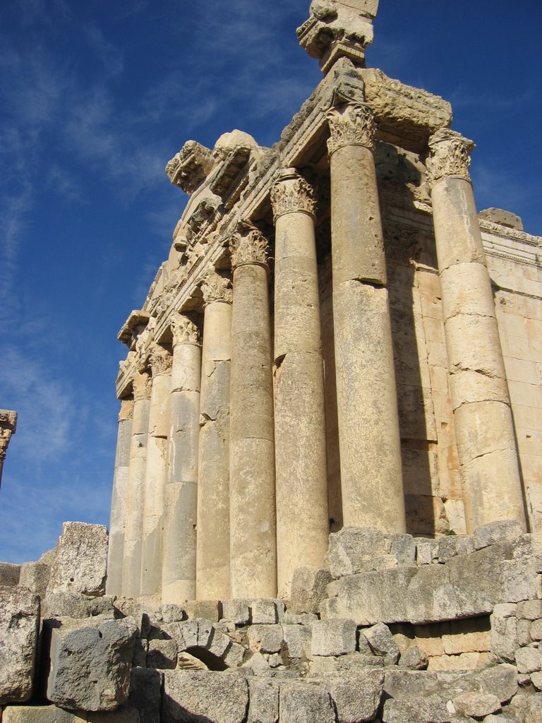 Baalbeck Bachus Temple by Rayan Charafeddone