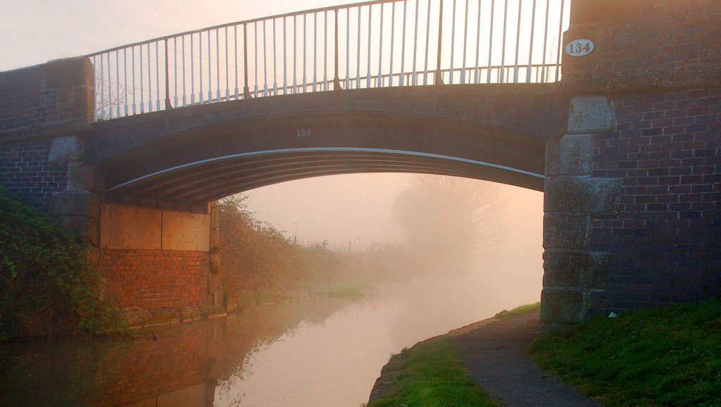 Caughall Bridge On The Shropshire Union Canal by holmesy