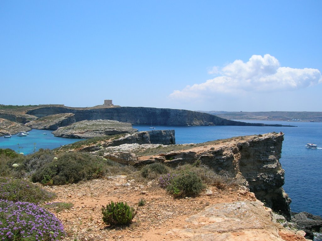 Santa Marija Tower from Kemmunett by Sacha Cassar