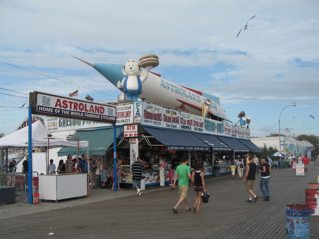 Astroland Park - South Entrance - Coney Island - August, 2008 by p_m_y