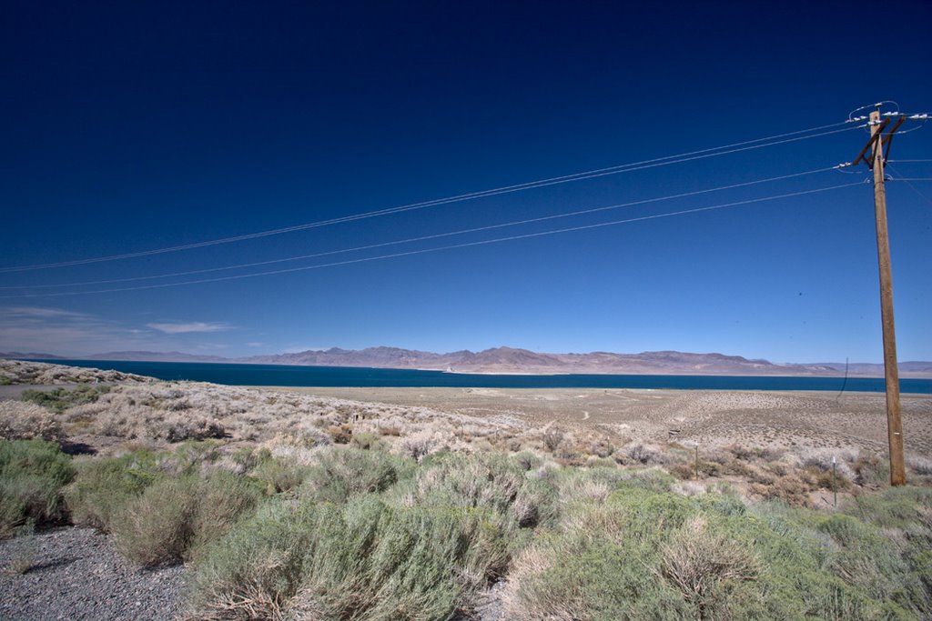 Pyramid lake by harley photo