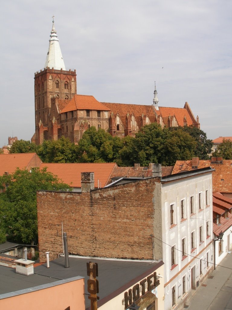 Chełmno, widok na Farę z Baszty Prochowej by WojtasSP320