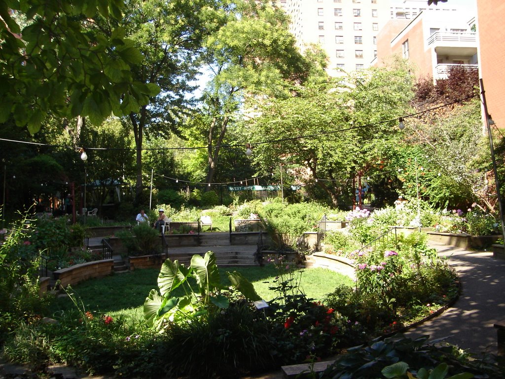 West Side Community Garden - NYC by Adrian Ruggiero