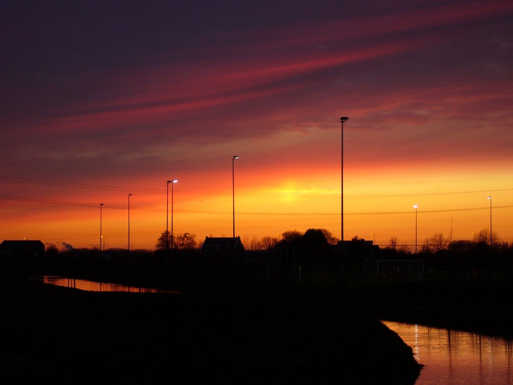 Zonsondergang Kerkpolder 2 by AnnaR