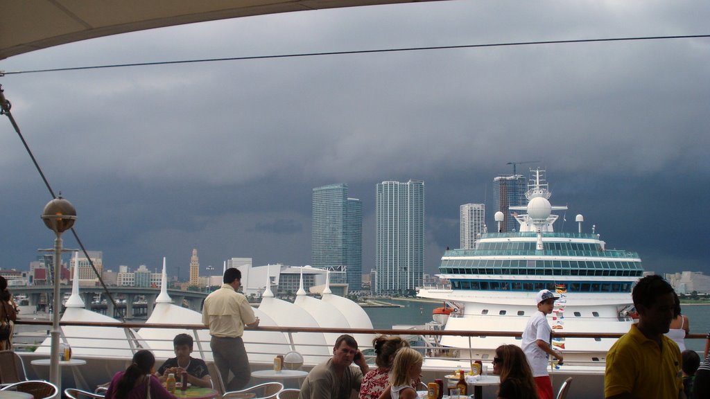 Miami from NCL SKY by Skarkyfl