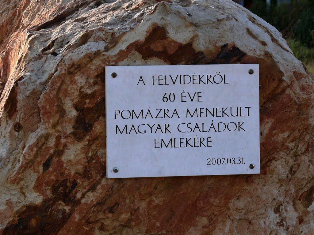 Felvidéki magyarok emlékére by Gieszer Richard