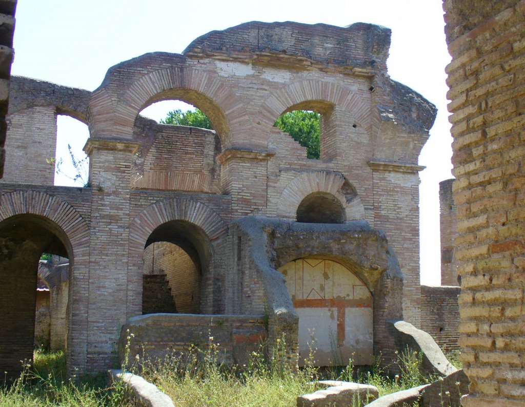 Építészeti csoda Ostia Antica ókori városban by Csiffáry Gabriella