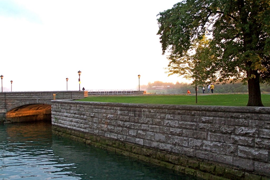 Waterworks Above Niagara Falls Canada by Bob Baxter