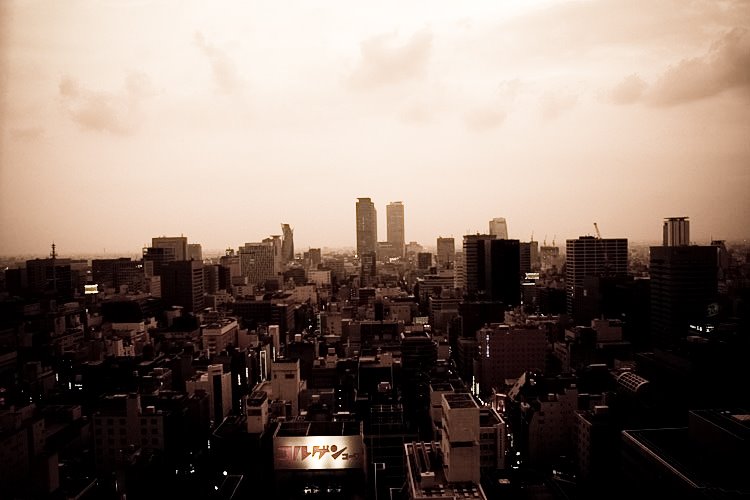 Nagoya view from TV Tower by Kyrianys