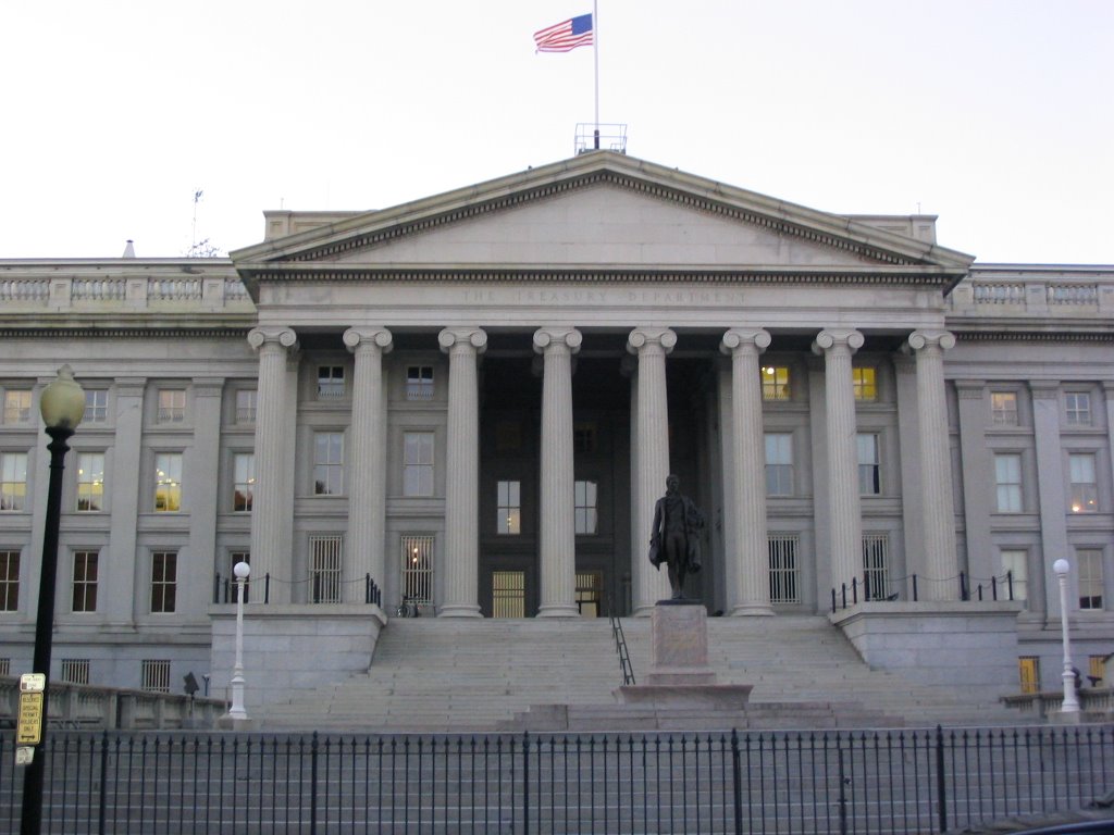 US Treasury building by mycroft