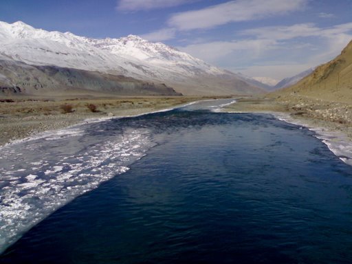 On the bridge, between Tajikistan & Afganistan by Parviz.Tj