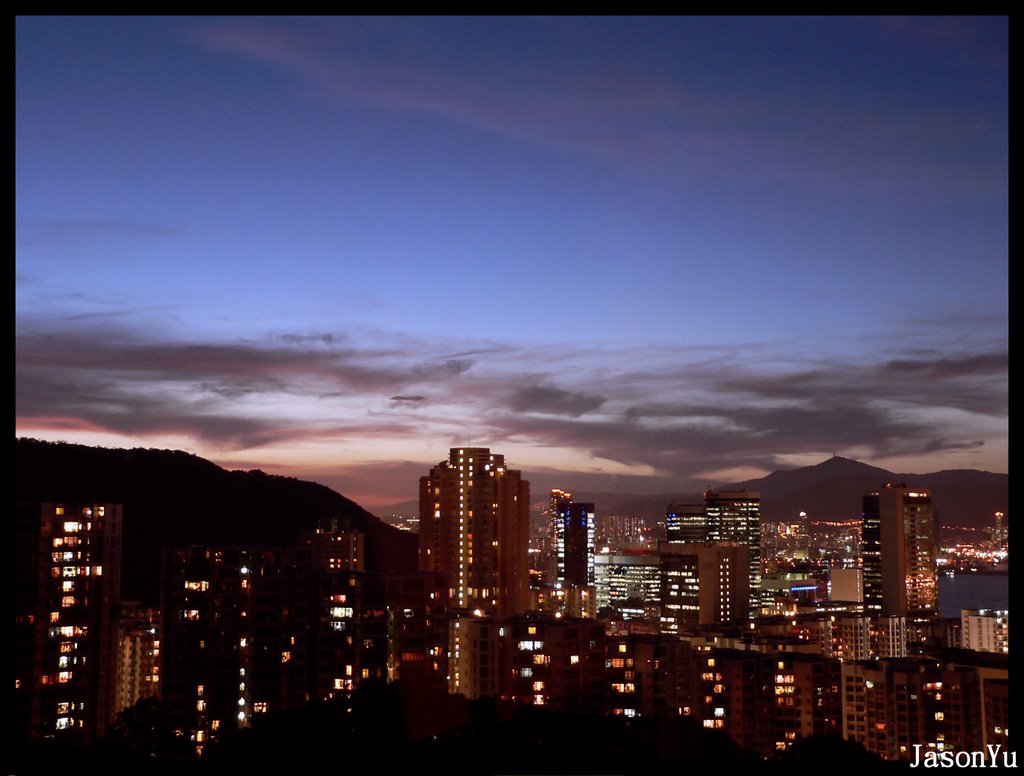 Night view out of my home by jason_yu