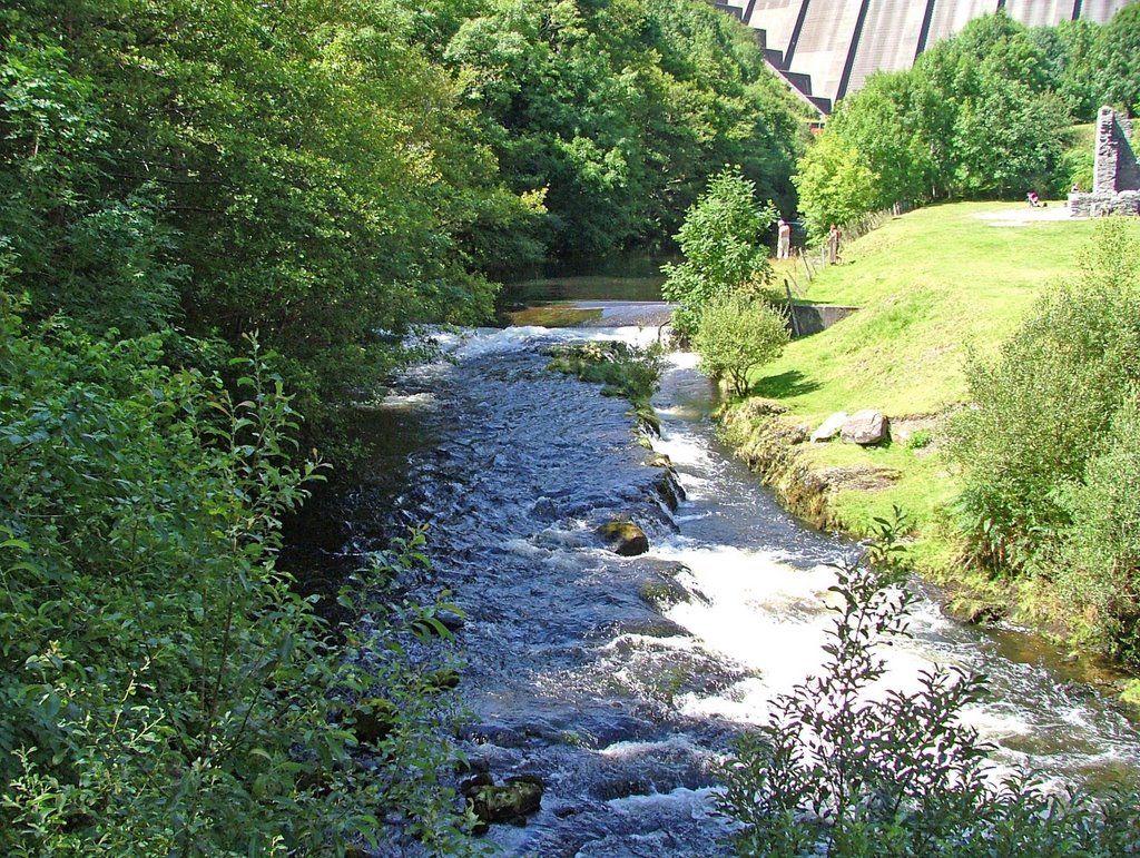 Llyn Clywedog Reservoir - Old Lead Mine by SBower