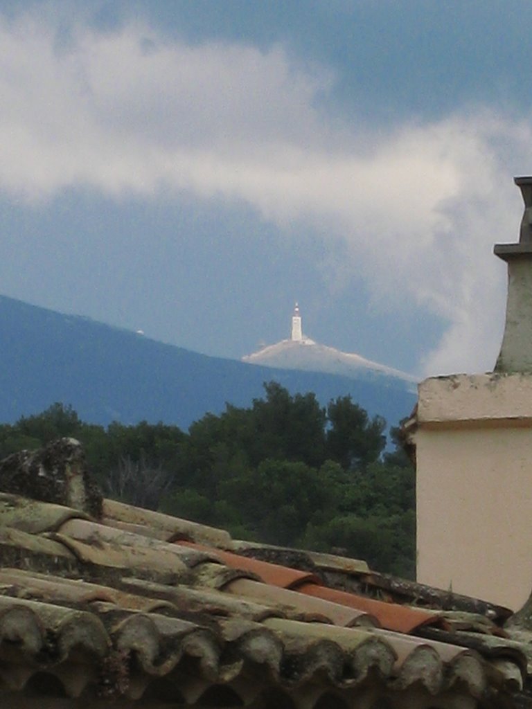 Le Mont Ventoux from Le Barroux by Antana