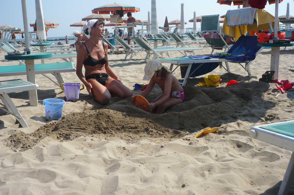 Lido di Classe, Foto 12- Badestrand , August 2008 by Migell24121961