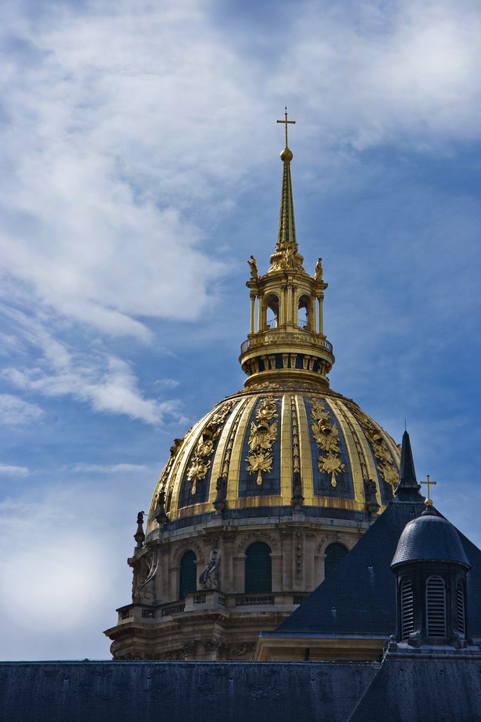 Dome des Invalides, Paris, France by Wim Janssen