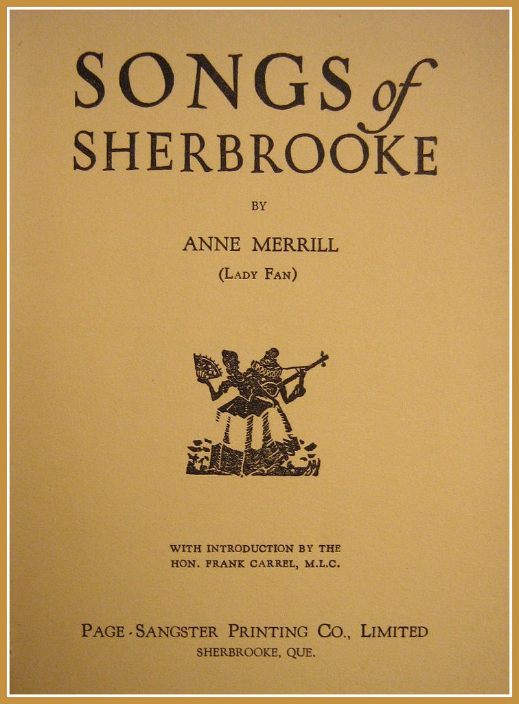 The book Songs of Sherbrooke by Mario Hains