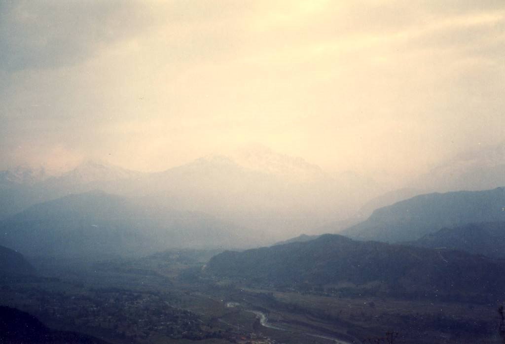 Dawn at Pokhara,Nepal 1997 by F. Zaman