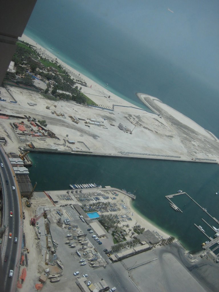 Sea view from Hotel Harbour's penthouse at 52nd floor by Khawaja Naveed