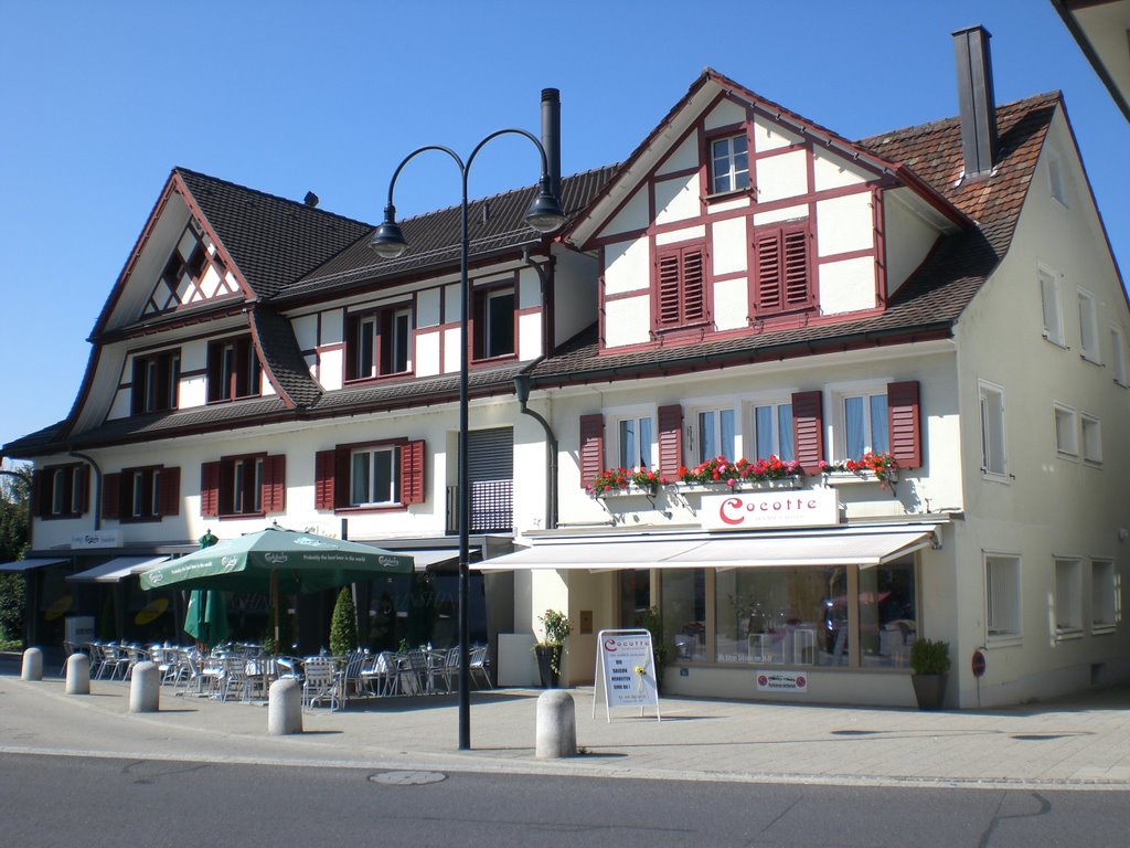 Restaurant on Dorfstrasse, Baar by hungryhippo