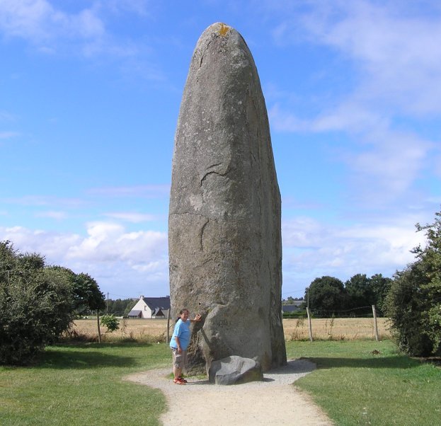 Menhir bei Champ-Dolent by thsp