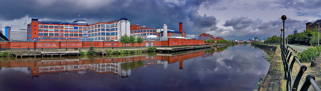 Panoramic View from Pomona Docks by Edward Smith