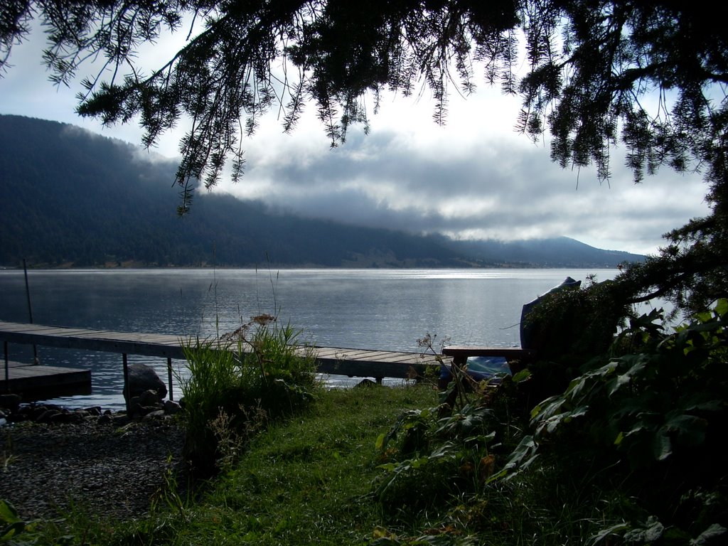 Low Clouds Over Hebgen Lake by Tys801