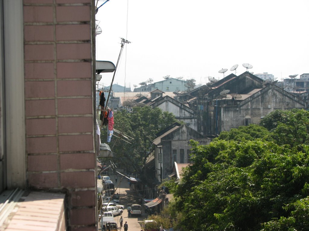 Yangon from Central Hotel by dennislad