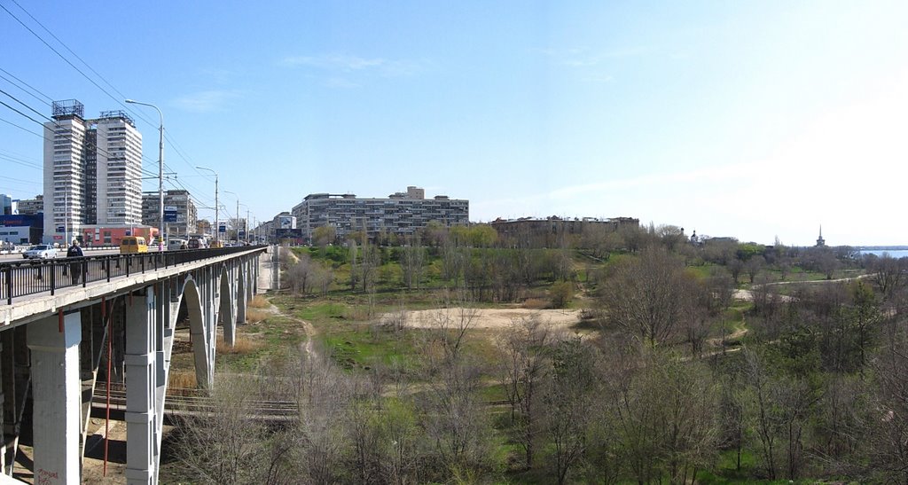 Panorama . Мост через реку Царица.Весна. by Immanuil ©