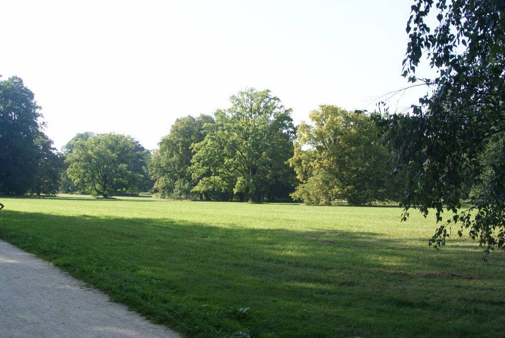 Třeboň - Park at Schwarzenberg Memorial - View NW by txllxt TxllxT