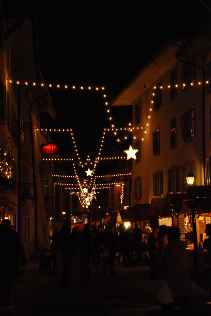 Christmas market and illumination in the Kirchgasse by baba63