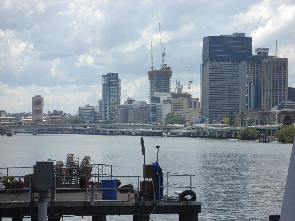 Brisbane from Downriver by Lobster1