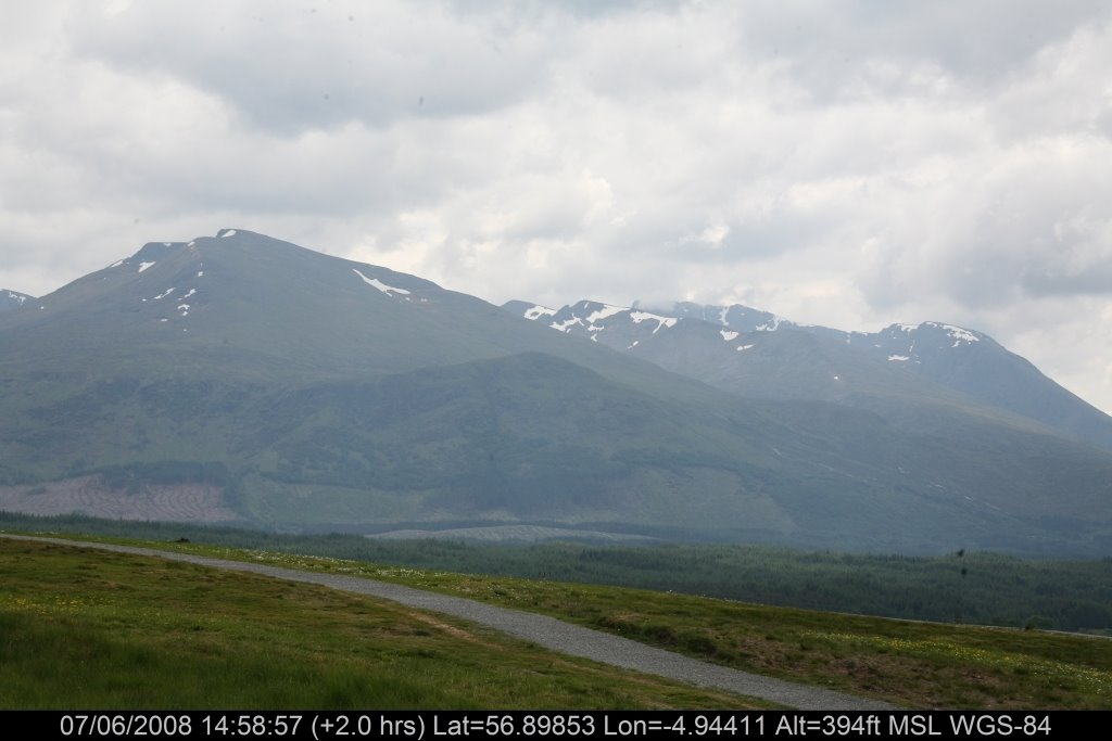 Ben Nevis from Memorial Commando Spean Bridge by Pierre Marc