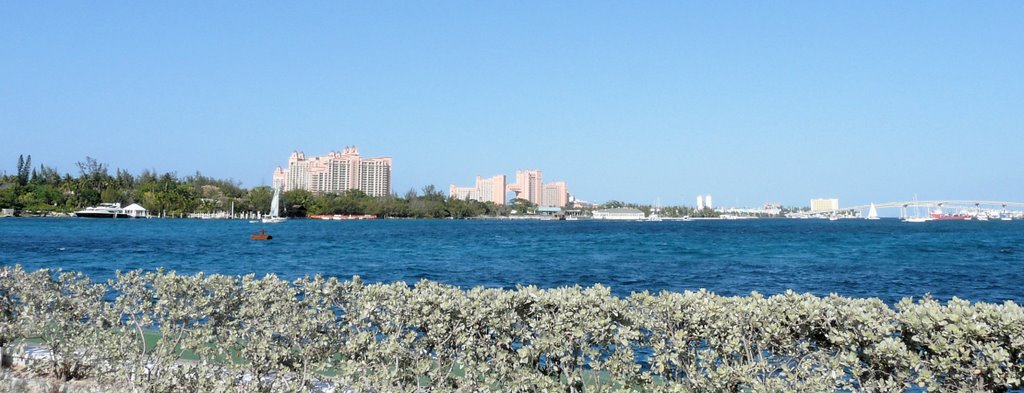 Bahama's: Nassau - view from the cruiseterminal to Paradise Island by Yory