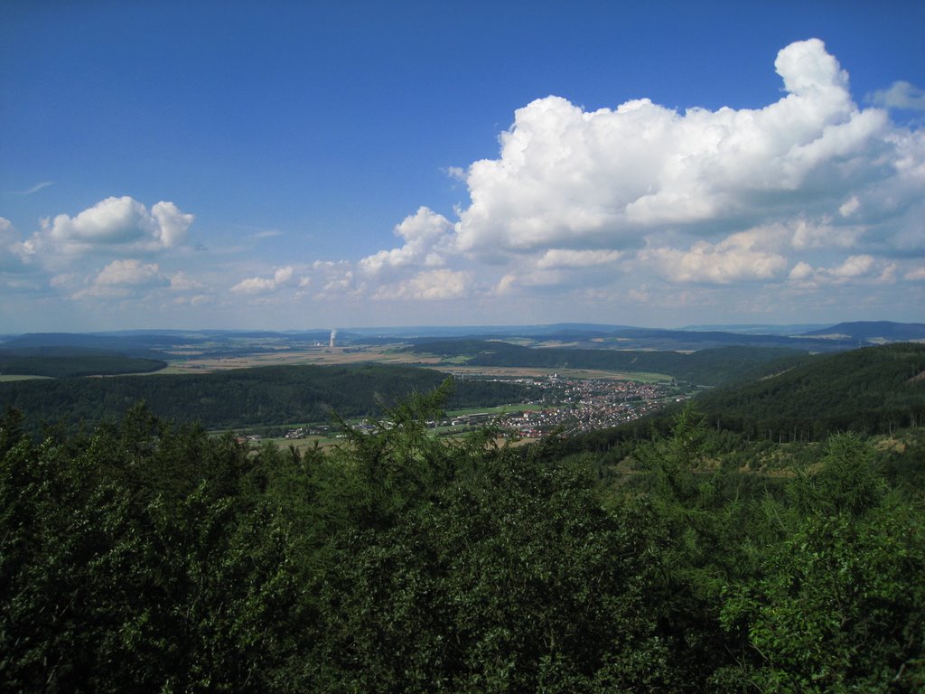 Blick vom Bodoturm Richtung Bodenwerder by Antana