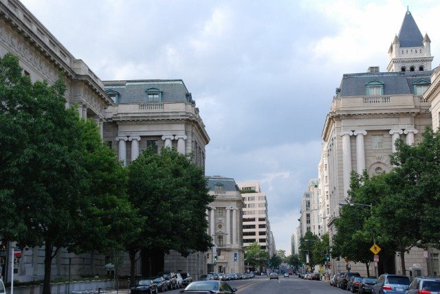 Washington D.C. Side Street by Pierremontbleau