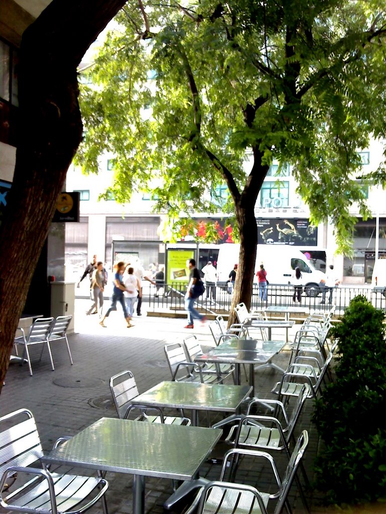 Terraza en Nou de la Rambla- Parallel by jorge luis dimarco