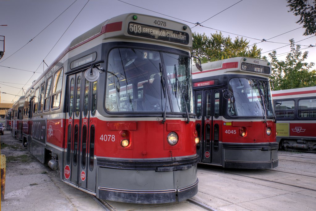 Street Car Yard Queen Street East by Faryndale