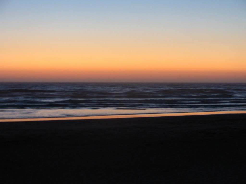 Beach At Sunset by Chris Siewert