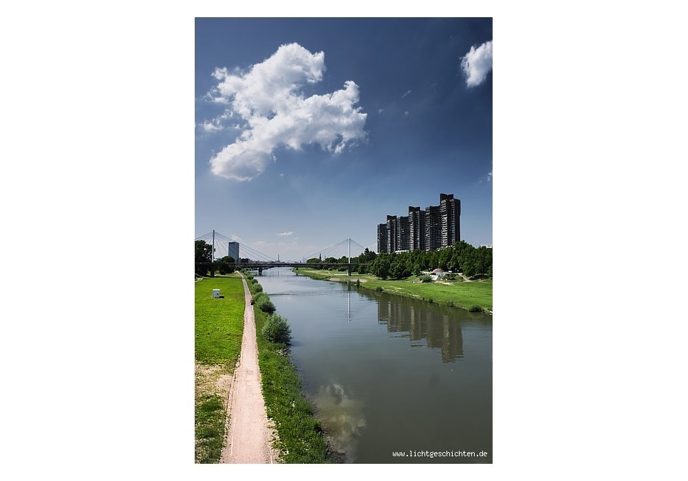 The high-rise buildings of the Neckapromenade by bucki.germany