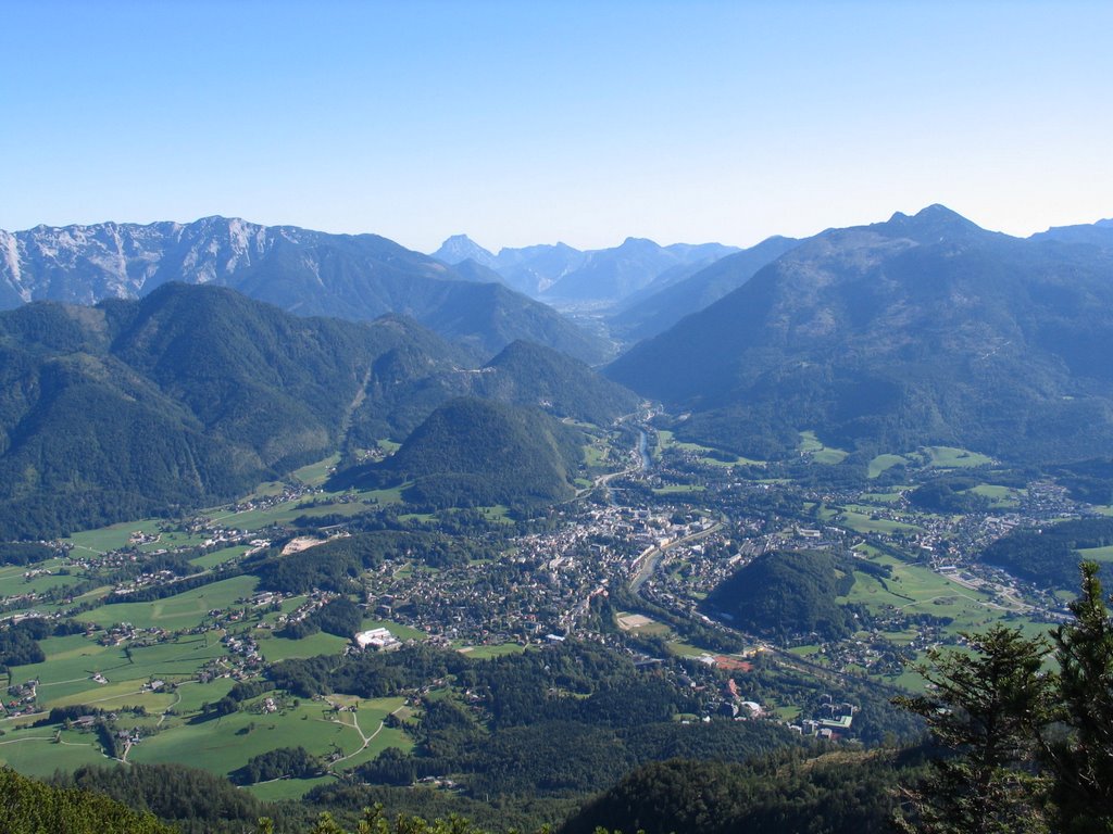 Bad Ischl mit Ebensee, Traunsee und Traunstein by Frederico Horn